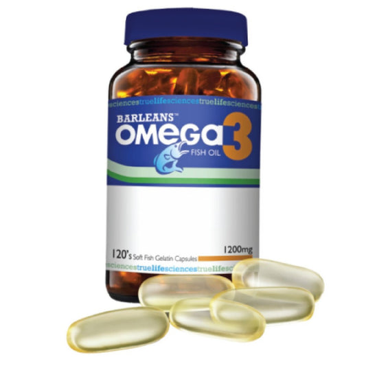 TrueLifeSciences Barleans Fish Oil 1200mg Omega 3