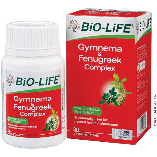 Bio-Life Gymnema & Fenugreek Complex 30's / 100's