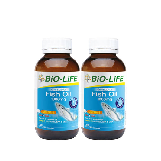 Bio-Life Omega-3 Fish Oil 1000mg 2 x 200's