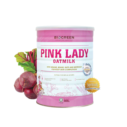 Biogreen Pink Lady Oatmilk (HALAL) 800g