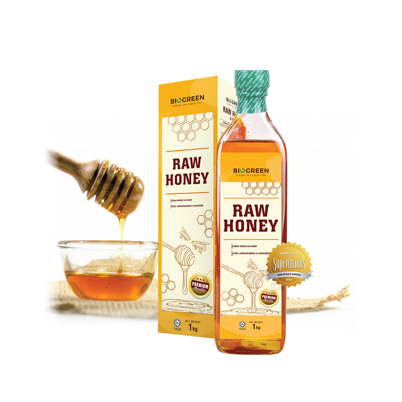 Biogreen Raw Honey (HALAL) 1kg