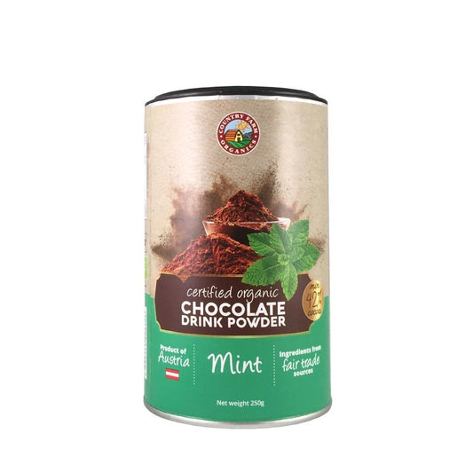 Country Farm Organics Mint Chocolate Drink Powder 250 g