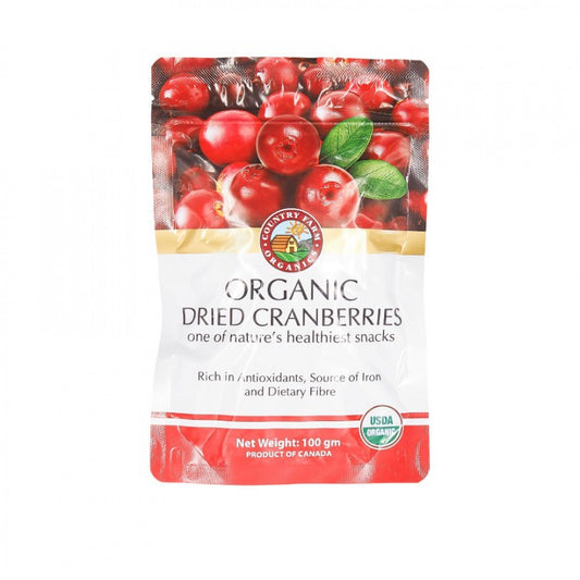 CFO Organic Dried Cranberries 100g