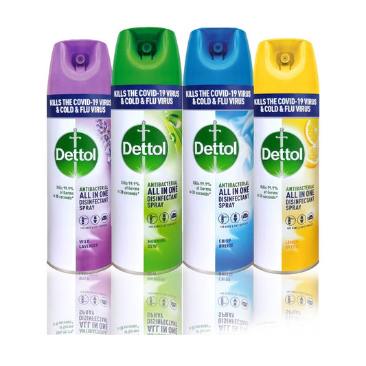 Dettol Disinfectant Spray ( Crisp Breeze , Morning Dew , Lavendar , Lemon )