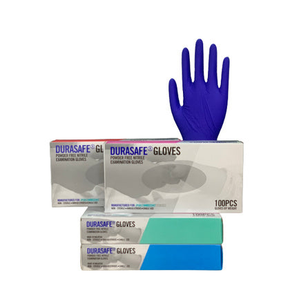 Durasafe Latex Examination Gloves Powder Free 100's