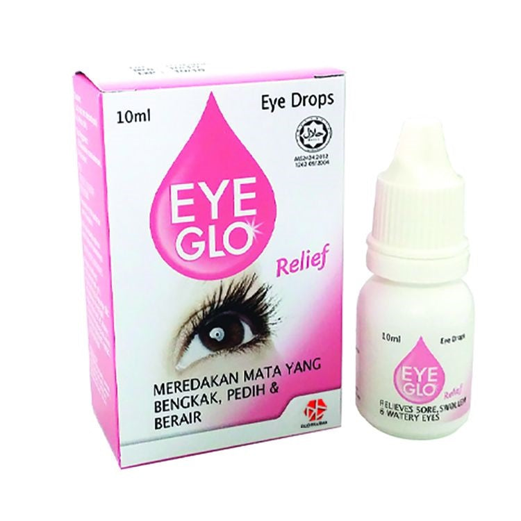 Eye Glo Eye Drop 10ml ( Moist , Plus , Regular , Relief )