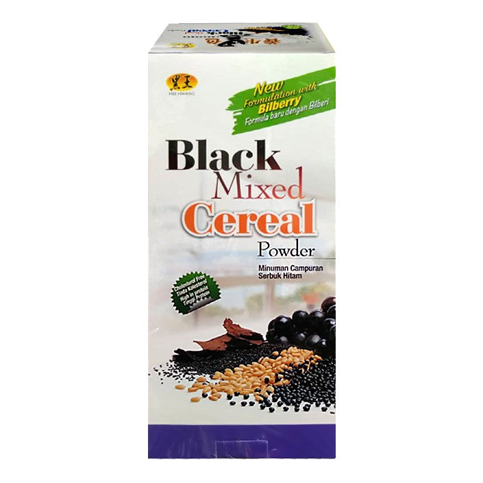 Hei Hwang Black Mixed Cereal With Bilberry Powder