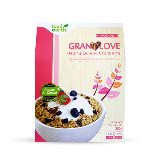 LE Granolove Hearty Quinoa Cranberry 300g