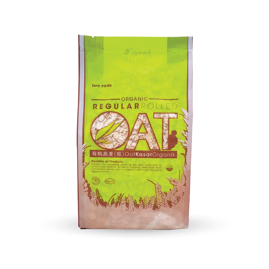 LE Organic Regular Rolled Oat 400g