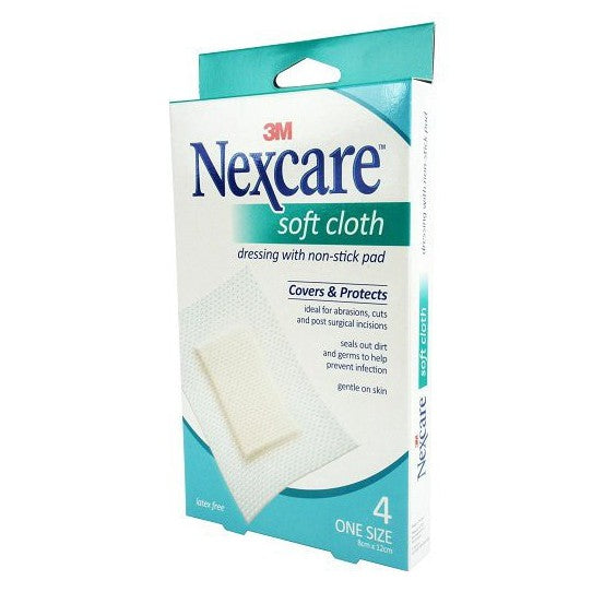 3M Nexcare Soft Cloth Dressing 4's