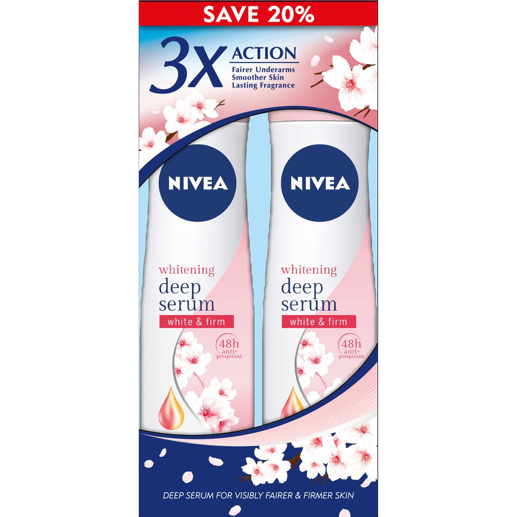 Nivea Deodorant Female Sakura Deo Spray 2 x 150ml