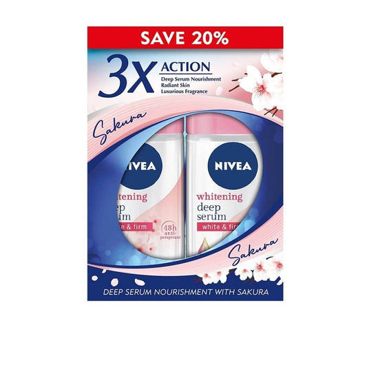 Nivea Deodorant Female Sakura Deo Roll On 2 x 50ml