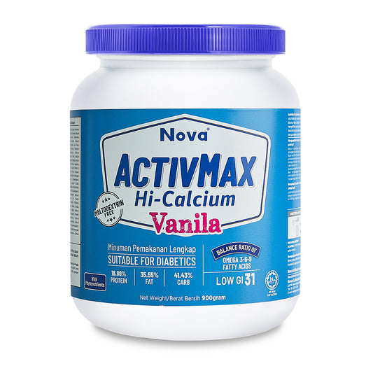 Nova ActivMax Hi-Calcium Vanilla Flavour ( 900gm )