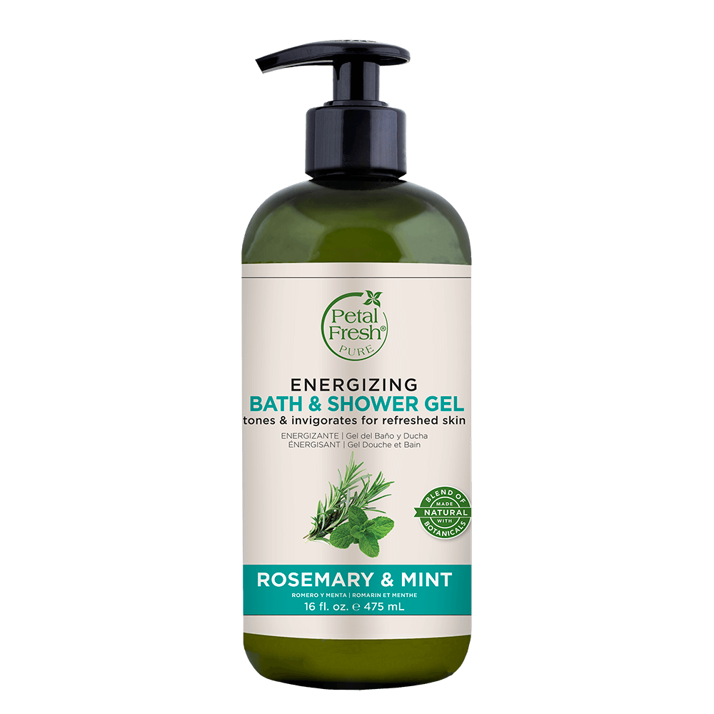 Petal Fresh Rosemary & Mint Bath & Shower Gel 475ml ( Energizing )