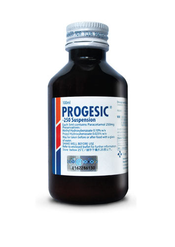 Xepa Progesic Syrup 250mg 100ml