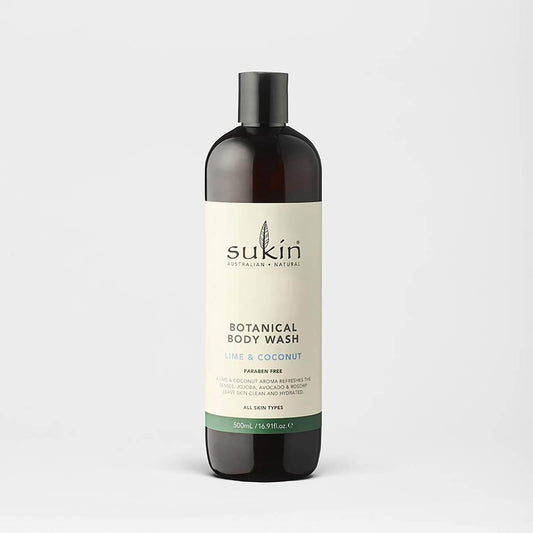 Sukin Lime and Coconut Botanical Body Wash 500ml