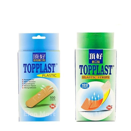 Topplast Plastic / Elastic Plaster 100's