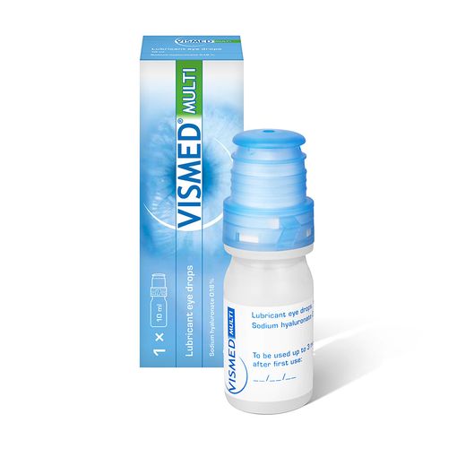 Vismed Multi Lubricant Eye Drop 0.18% ( Sodium Hyaluronate ) 10ml ( Blue )