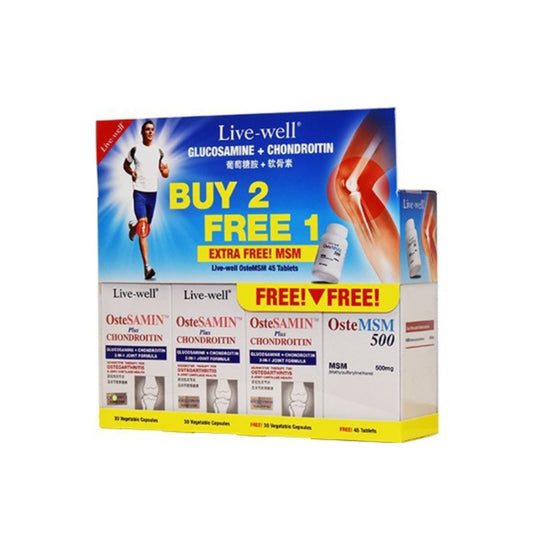 Live-Well Ostesamin Plus Chondroitin 2 in 1