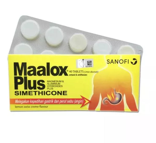 Maalox Plus 25mg Tab