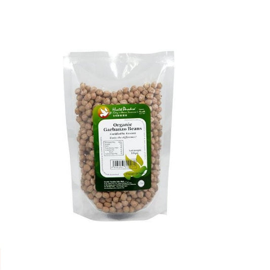 Health Paradise Organic Garbanzo Beans (Chickpeas) 500g