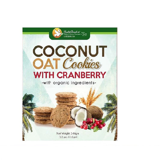 Health Paradise Coconut Oat Cookies 144g