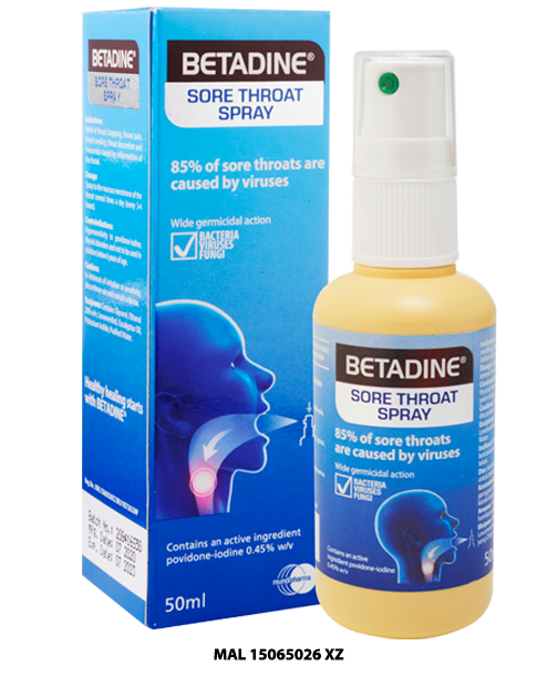 Betadine Sore Throat Spray