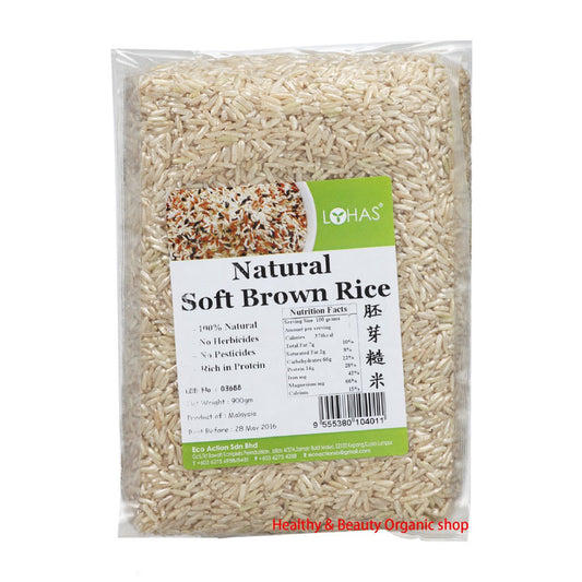 Lohas Natural Soft Brown Rice 900g