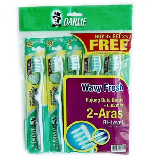 Darlie Wavy Fresh Toothbrush Buy 3 FREE 2