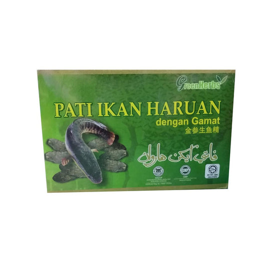 GreenHerbs Pati Ikan Haruan Dengan Gamat 6 x 70ml