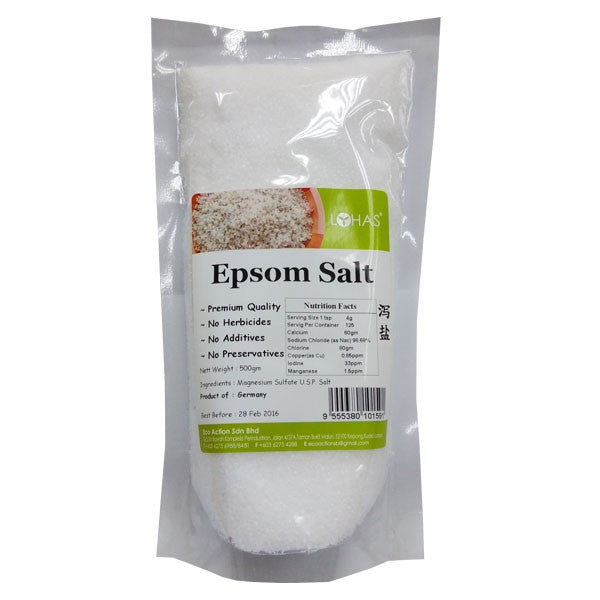 Lohas  Epsom Salt 500gm ( Germany )