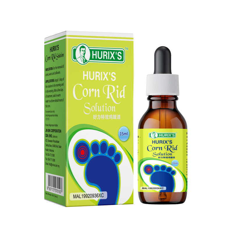 Hurix's Corn Rid Solution 15ml
