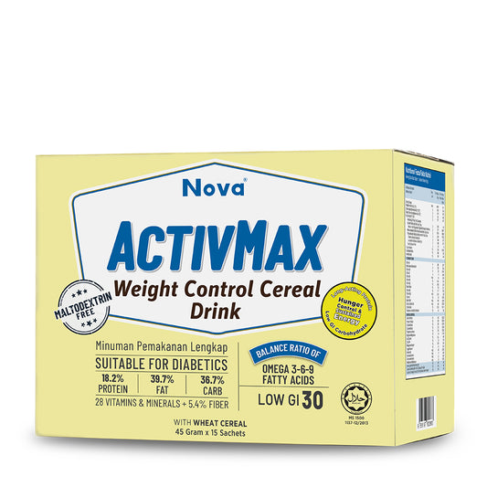 Nova ActivMax Weight Control Cereal Drink (45GX15S')